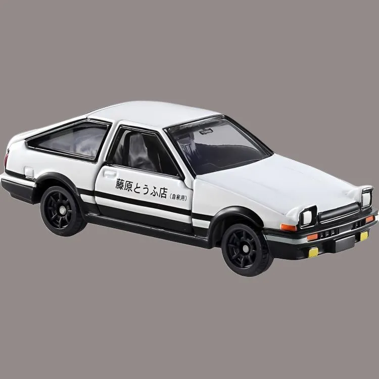 TAKARA TOMY Dream Tomica Head Text D AE86 Trueno White Assembled Models-1