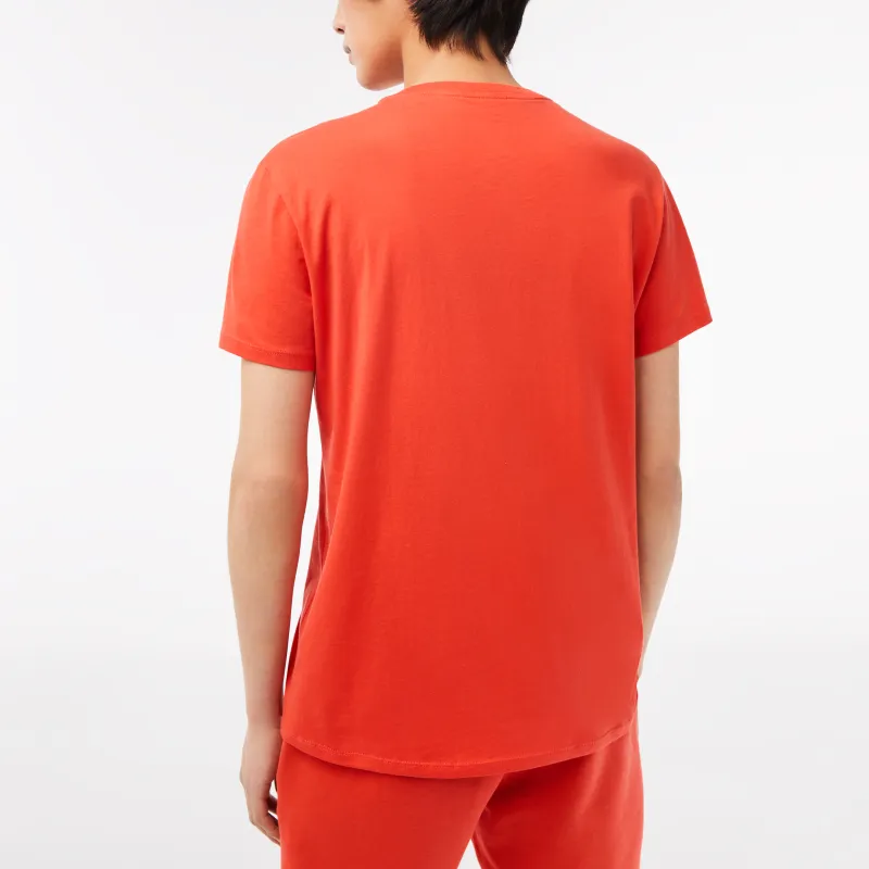 LACOSTE T Shirts Men Orange-2