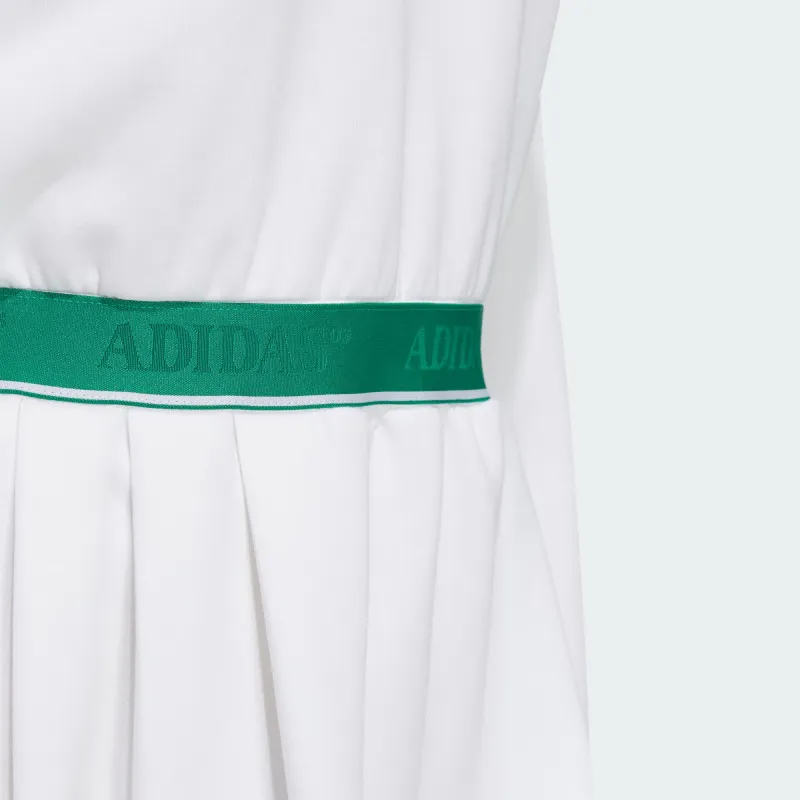 Adidas Verbiage Long Sleeve Dress Long Sleeved Dresses Women's White-5