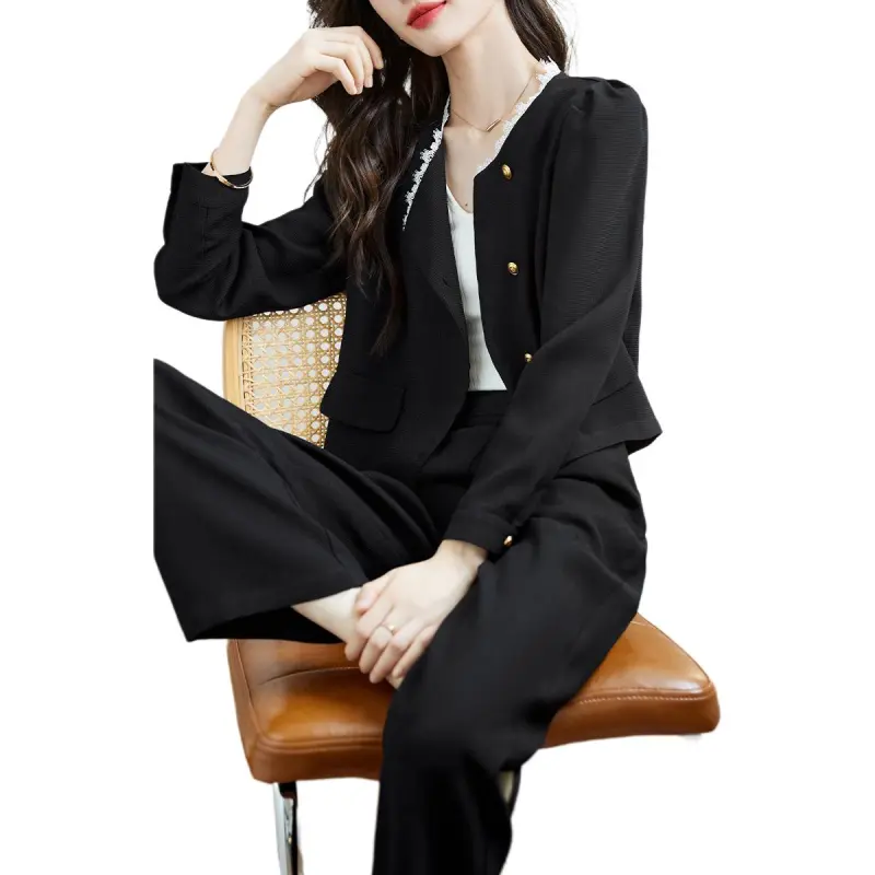 Mo Han Yi Mei Casual Suit Women's Black-2
