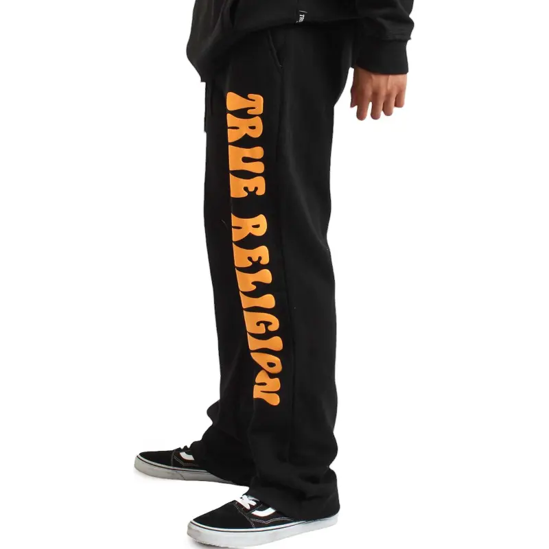 TRUE RELIGION Knitted Sports Pants Men's Black-1