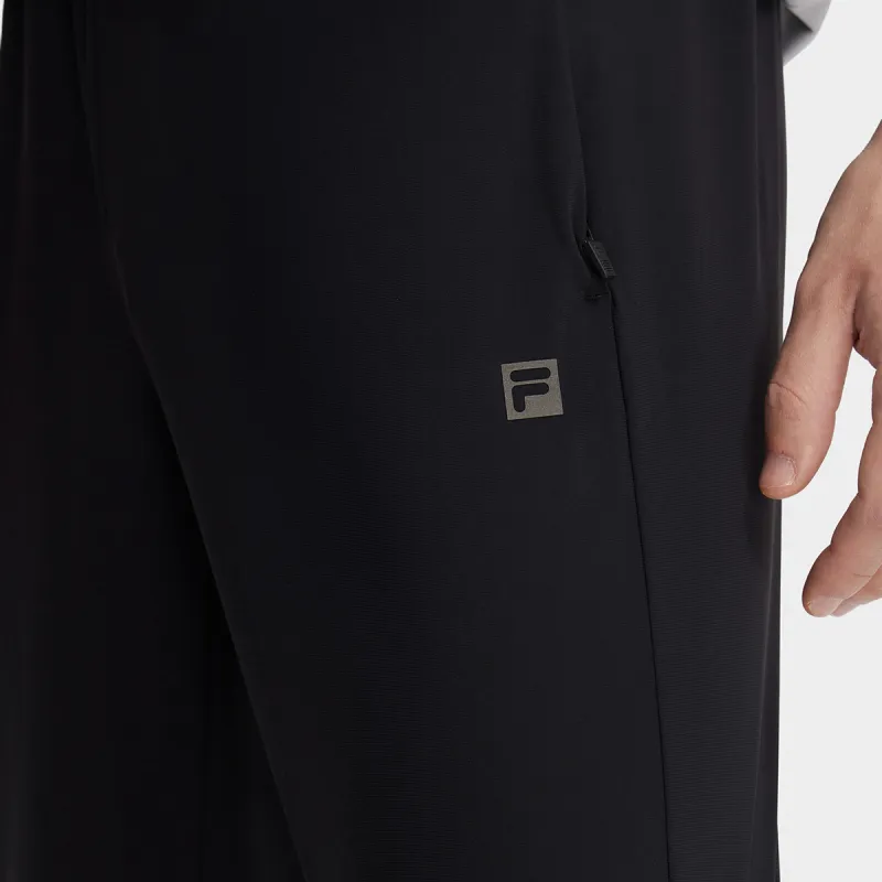 FILA Knitted Sweatpants Men Pitch Black-3