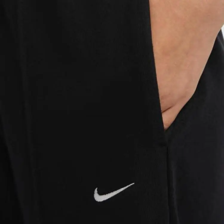 Nike SPORTSWEAR CHILL TERRY Knitted Sports Pants Women's Black-4