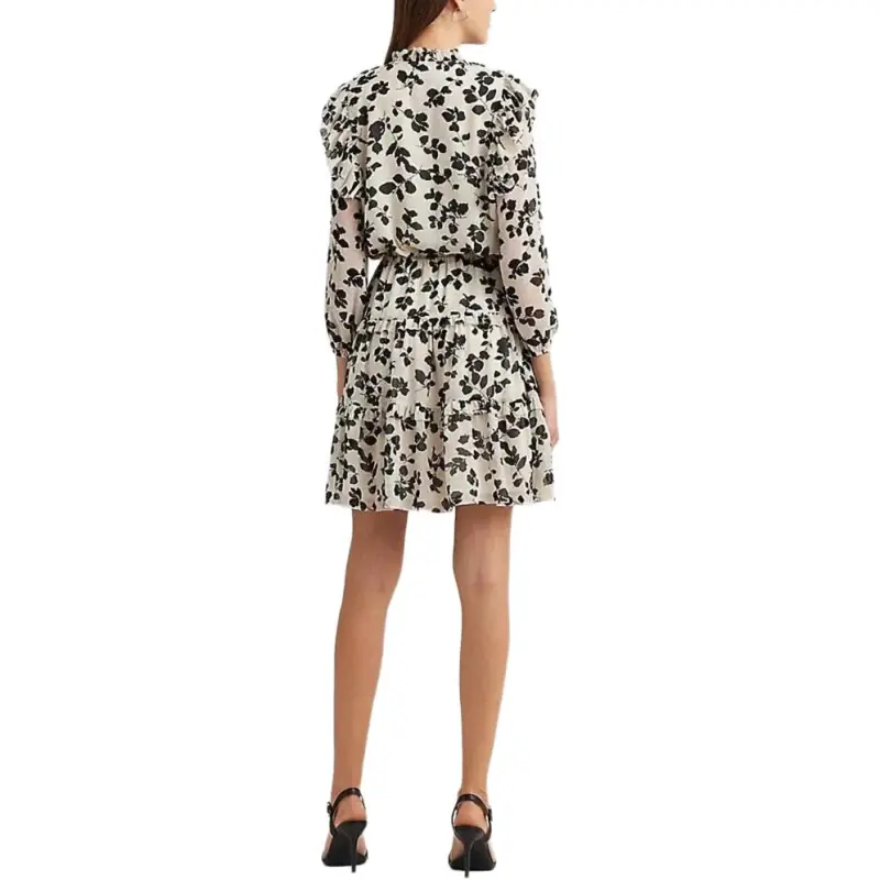 LAUREN RALPH LAUREN SS25 Long Sleeved Dress Women's Beige-1