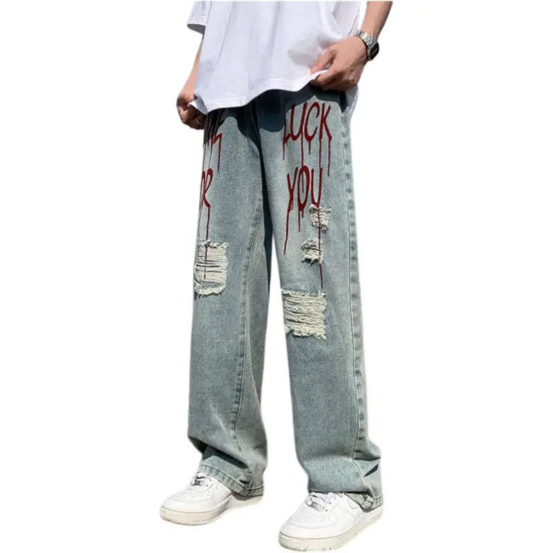 Concubine Zhu Jeans Men Blue-3