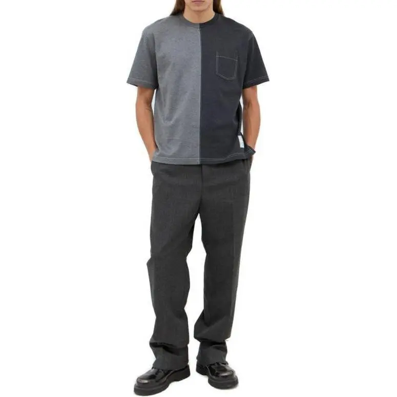 THOM BROWNE Mid Rise Slim Fit Tailored Trousers-3