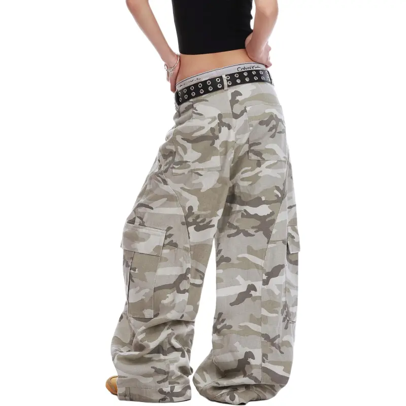 VINMUK Cargo Pants Unisex Camouflage-3