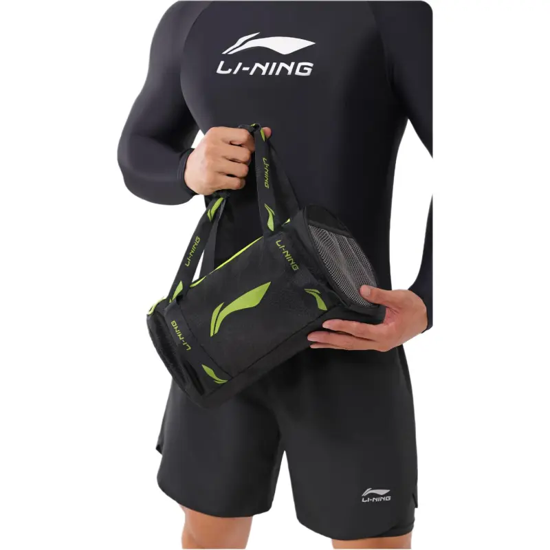 LiNing Polyester Swim Bag Unisex Black-4