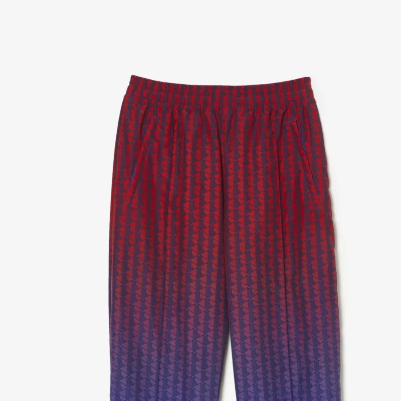 LACOSTE Knitted Sweatpants Women's Red-2