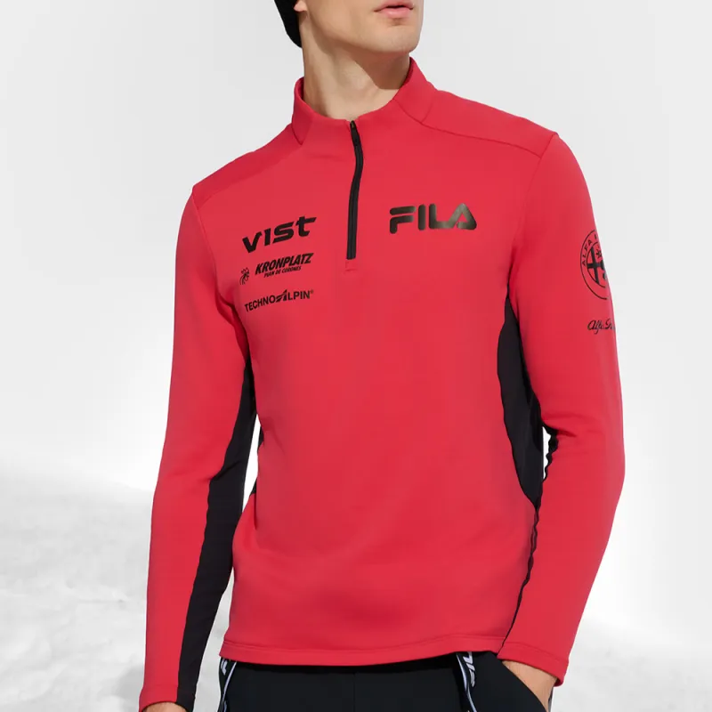 FILA Athletics SKI T Shirt Men's Red-3