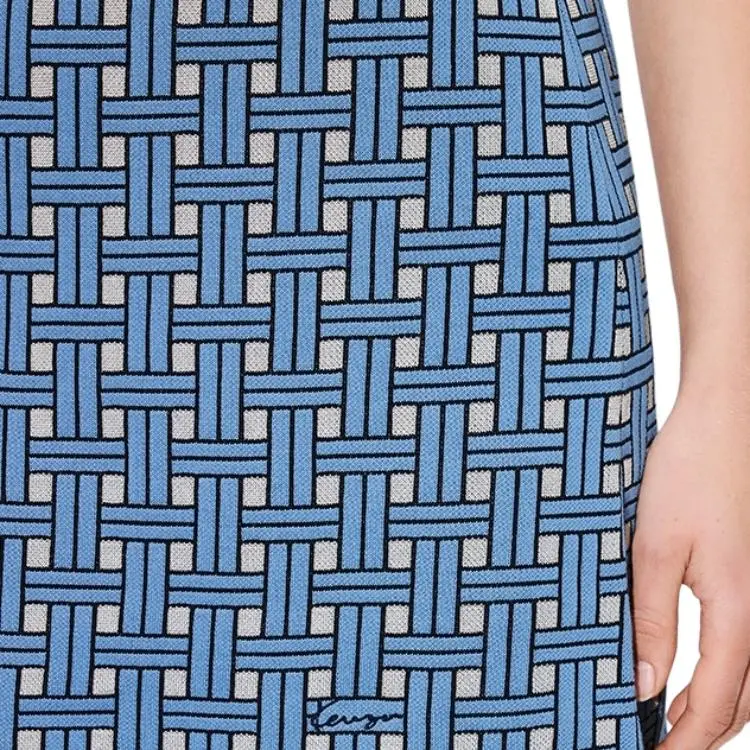 KENZO SS25 Casual Short Skirts Women's Sky Blue-4