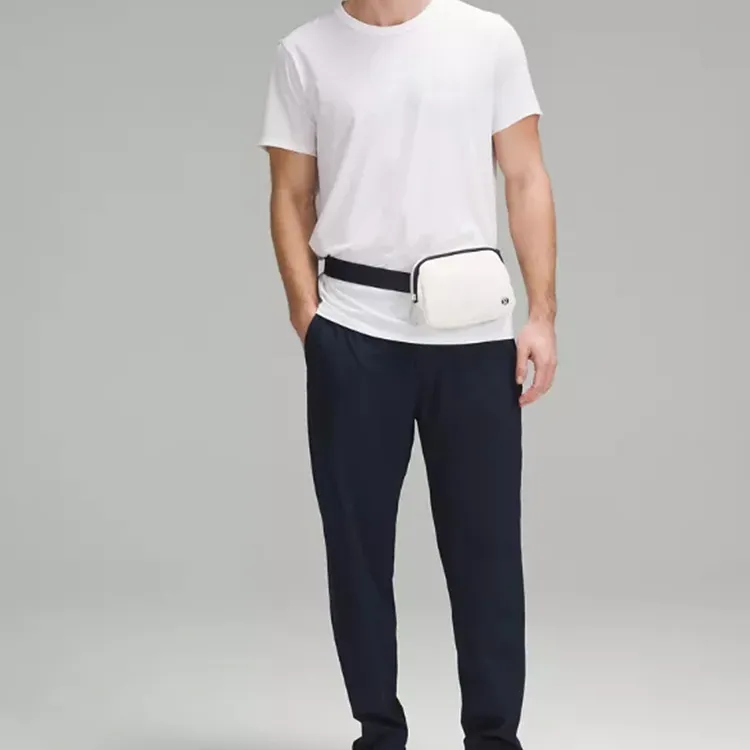 Lululemon Canvas Bag, One Shoulder Crossbody Fanny Pack Regular Women's White-4