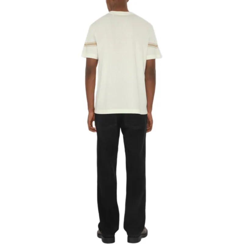 Burberry Striped Crewneck T Shirt-2