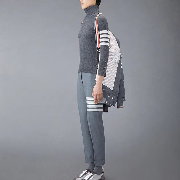 THOM BROWNE 4 Bar Down Jacket-5