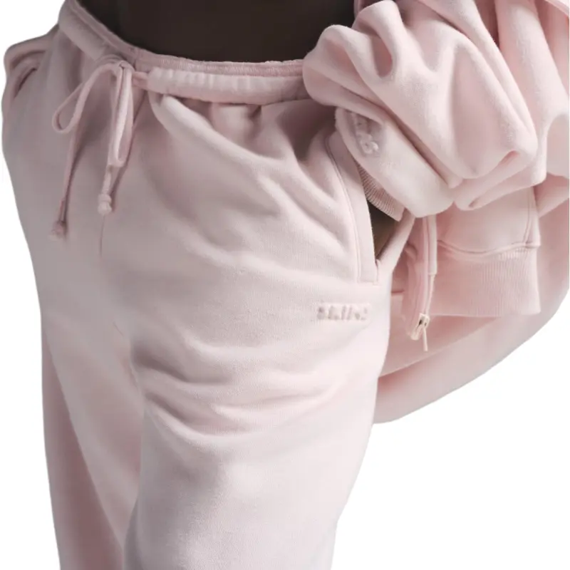 SKIMS Valentine's Day Collection SS25 COTTON FLEECE CLASSIC JOGGER Casual Pants Women's Barely Pink/Light Pink-4