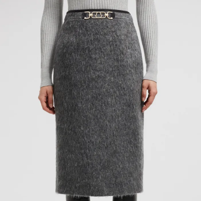 Moncler Logo Belt Embellished Skirt-1
