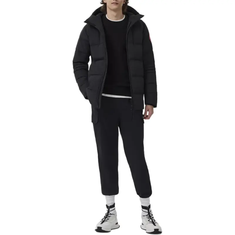 Canada Goose Hybridge Logo Patch Padded Coat-3