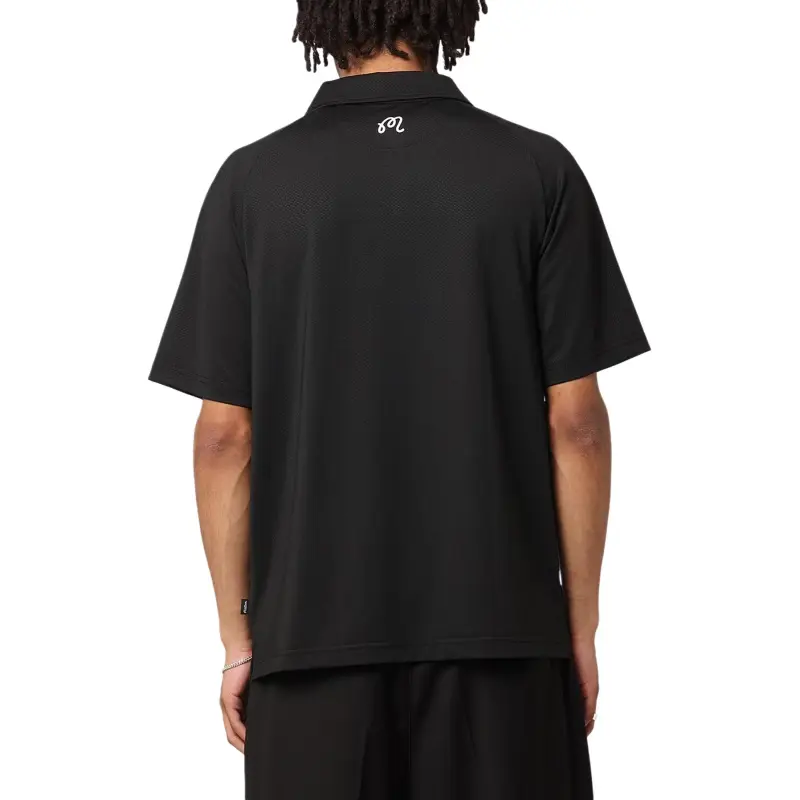 Malbon Golf Polo Shirt Men's Black-1