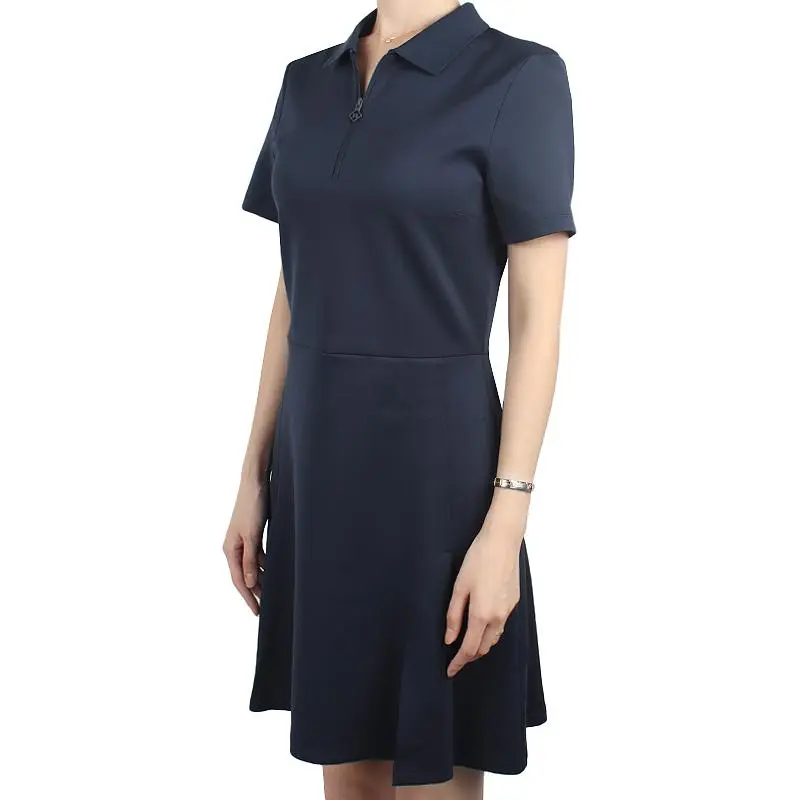 J.Lindeberg Short Sleeved Dress Women's Marine Blue-3