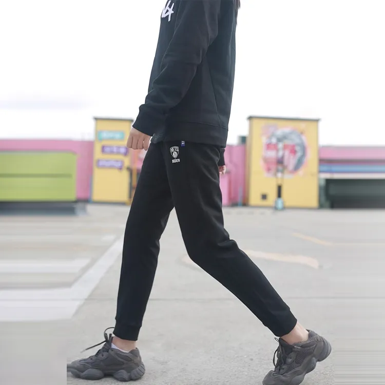 NBA Knitted Sports Pants Unisex Black-5