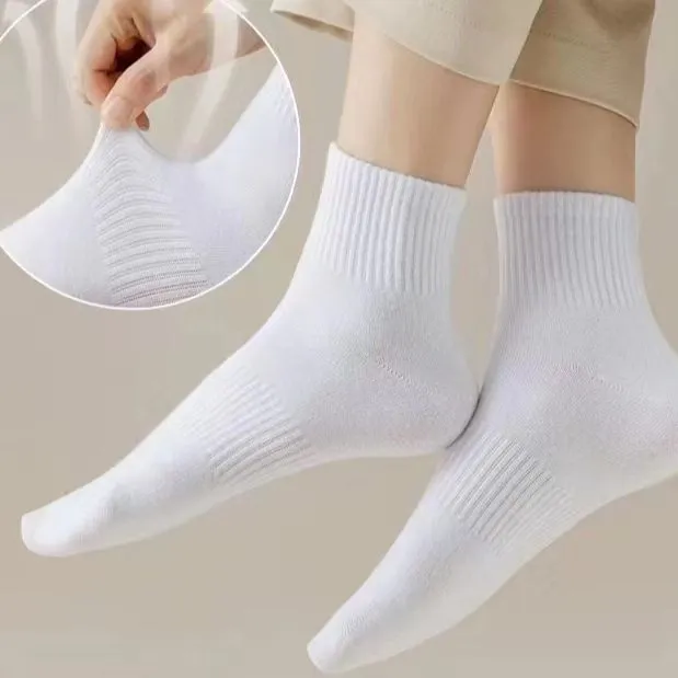 WANANNI Mid Calf Socks Unisex 5 Pack-5