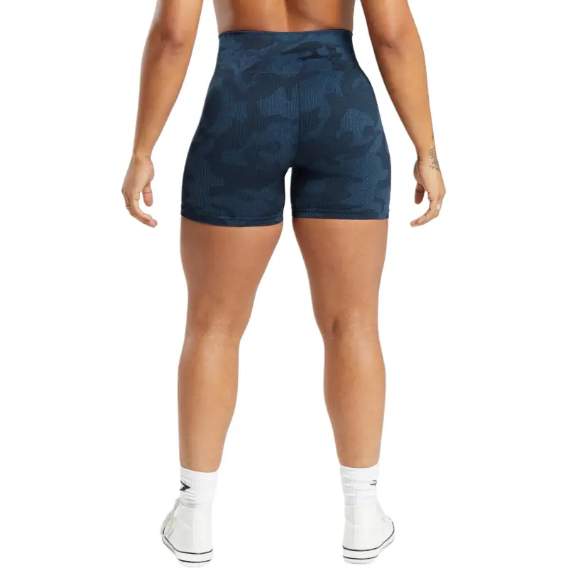 GYMSHARK Sports Shorts Women's Midnight Blue/Gray Blue-1