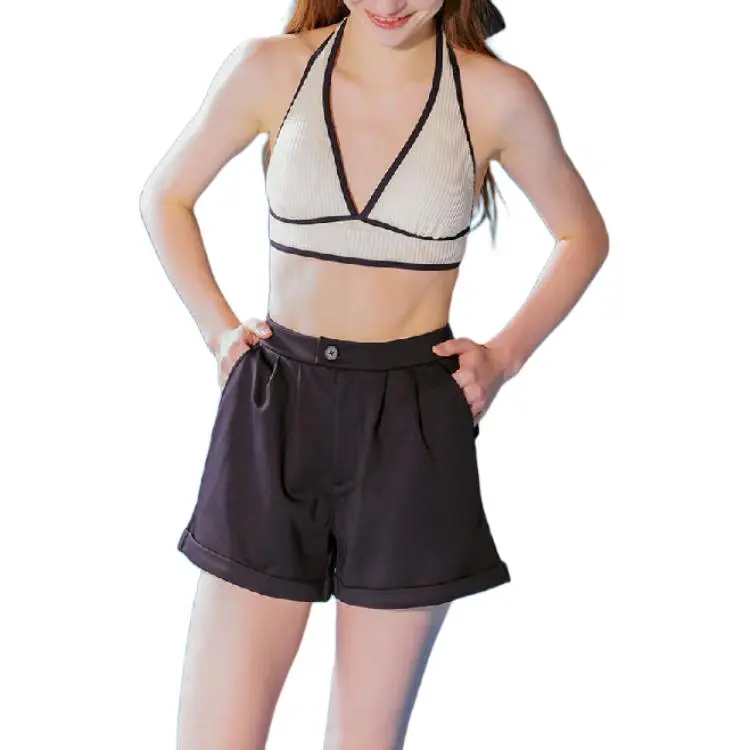 CORALIQUE Casual Shorts Women's Black-1