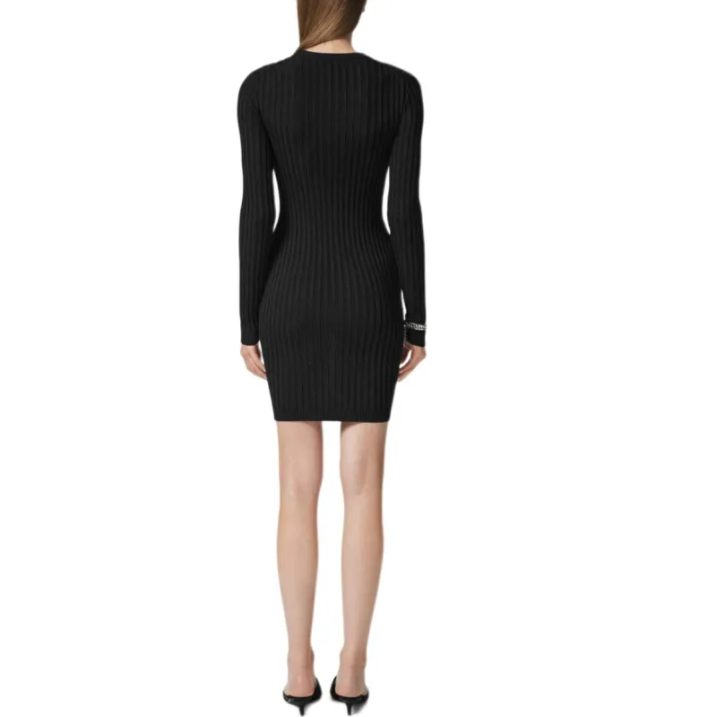 VERSACE Long Sleeved Knitted Dress-3