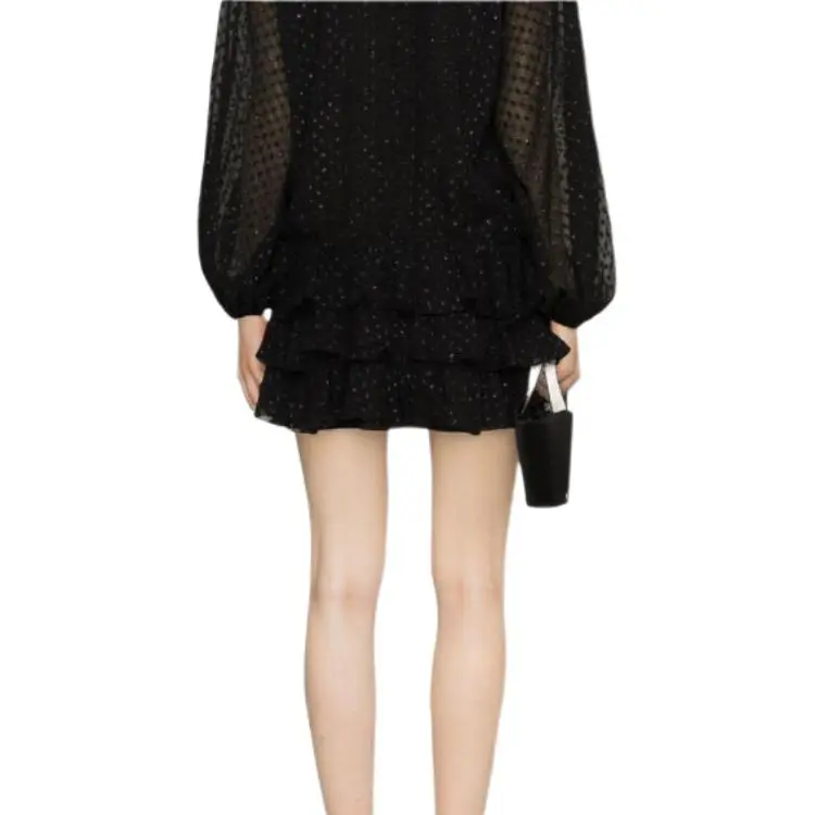 Blumarine Fil Coupé Ruffled Minidress-5