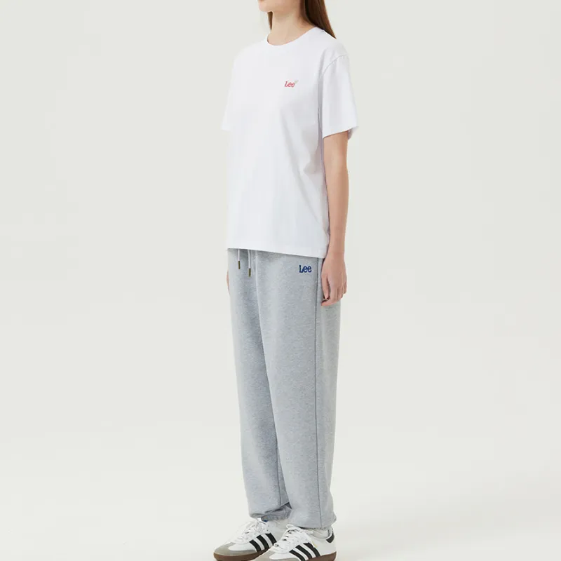 Lee Knitted Sweatpants Unisex Gray-5