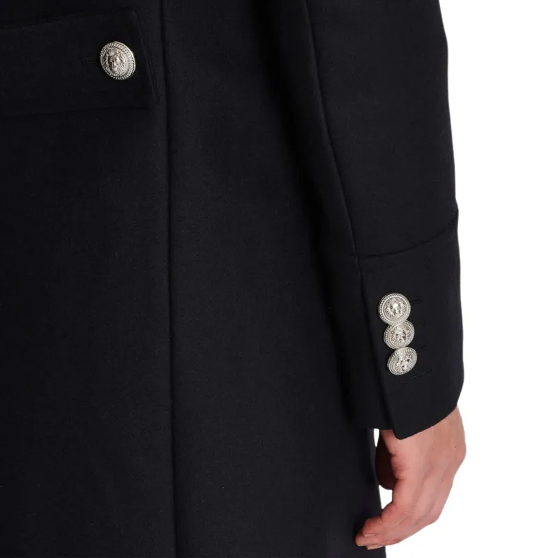 BALMAIN Double breasted Wool Coats-5