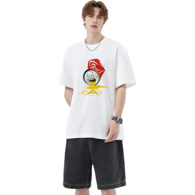 YK&YB T Shirts Unisex White-3