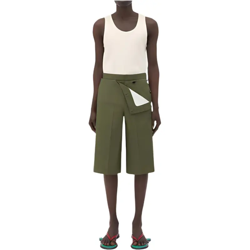 Bottega Veneta Casual Shorts Men's Green-1