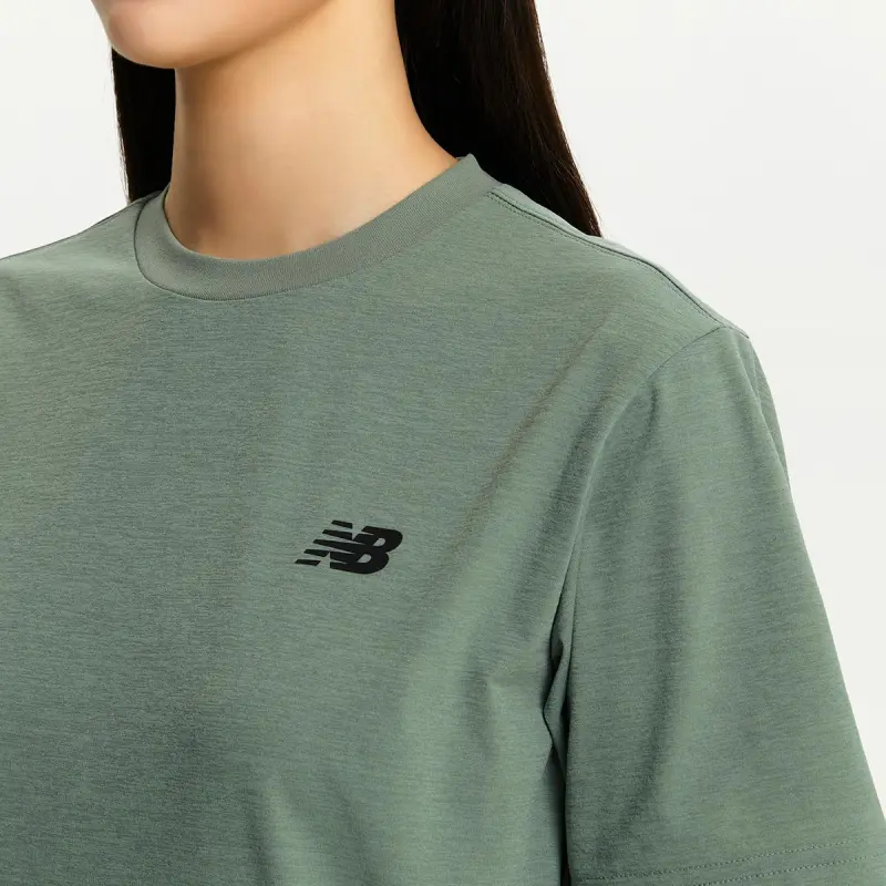 New Balance T Shirt Women's Green-4