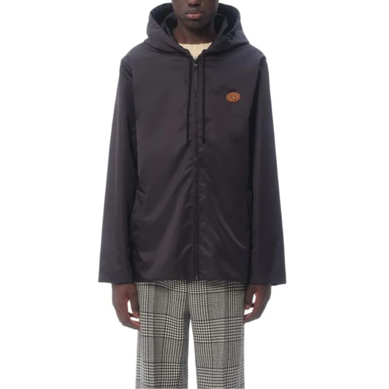 Valentino Zip Up Drawstring Jacket-2