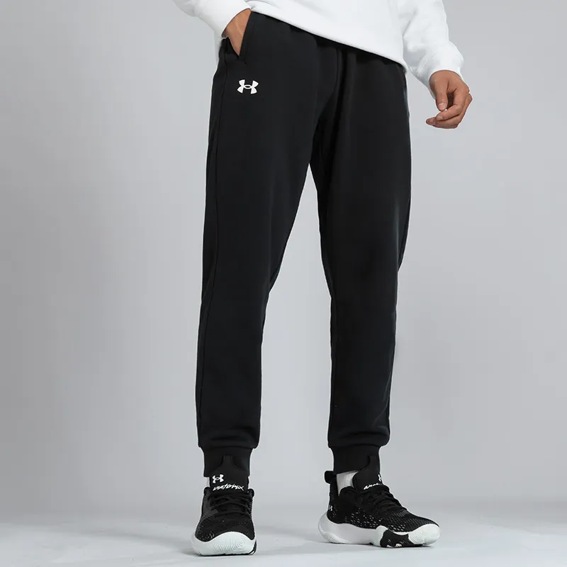 Under Armour Sport Woven Knitted Sweatpants Men's Black-2