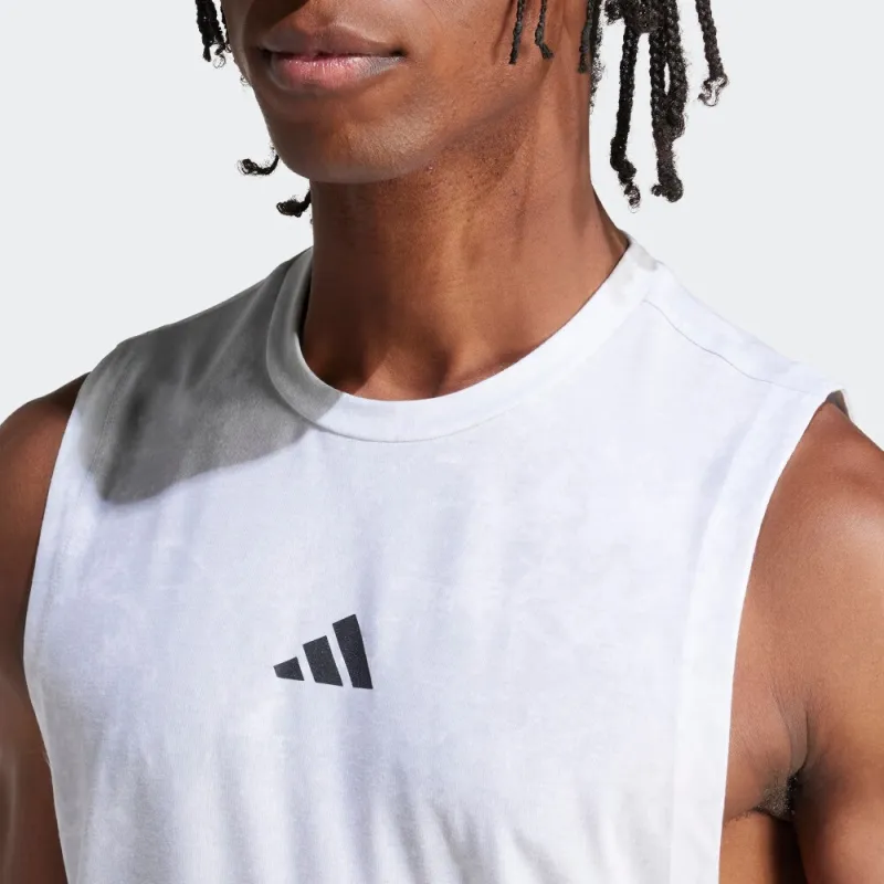 Adidas SS24 Tank Tops Men's White-4