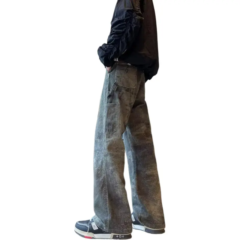 Concubine Zhu Jeans Unisex Green-1