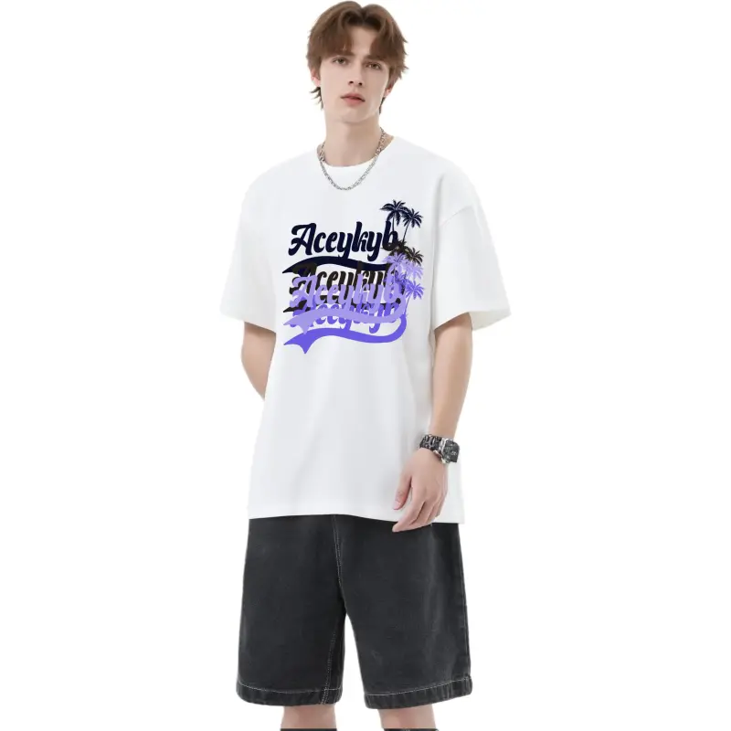 YK&YB T Shirts Unisex White-1