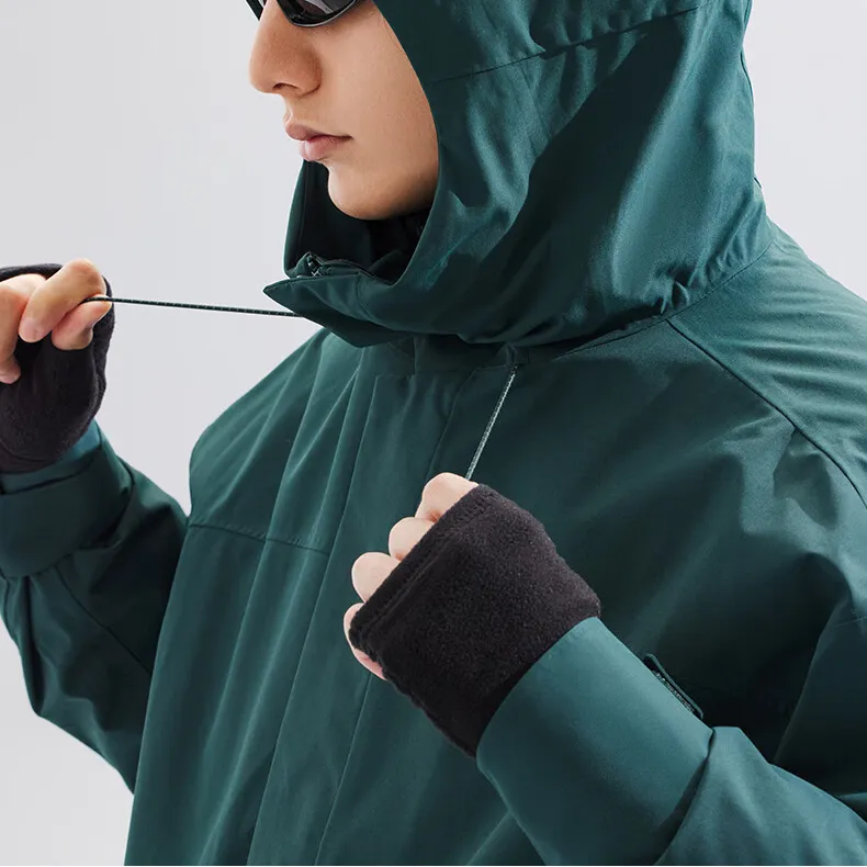 SALOMON Waterproof And Windproof Windbreaker Jacket Men's Jack Pine Green-1
