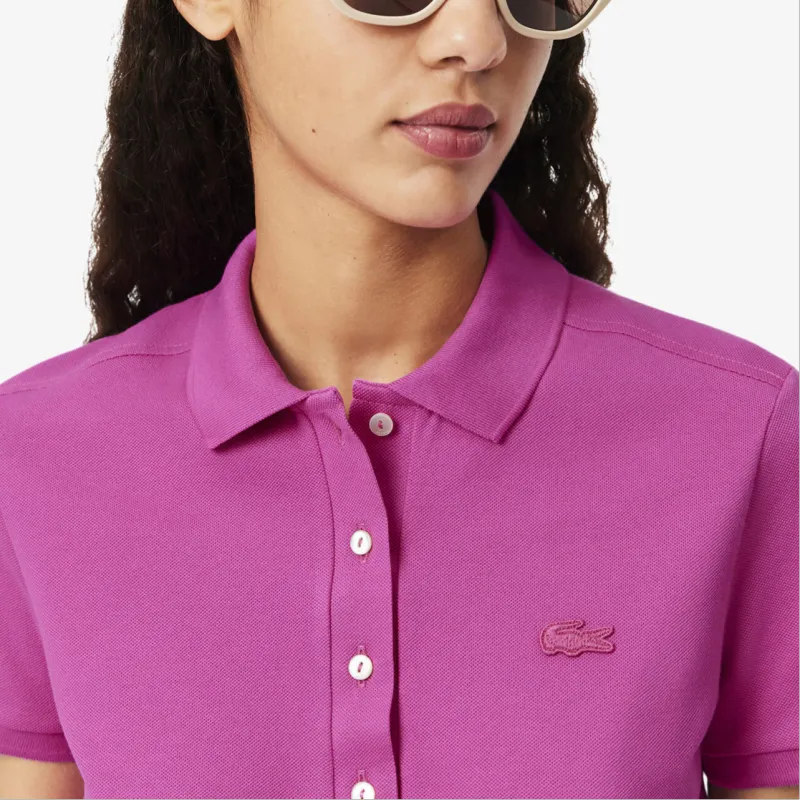 LACOSTE Logo patch Polo Top-4