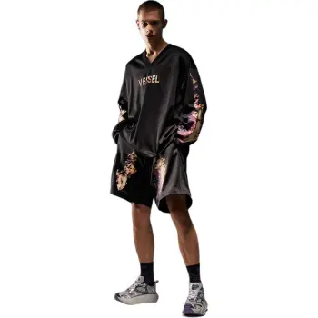 VESSEL x HUIDAOWEILAI,LIANMINGKUAN Casual Shorts Unisex Black