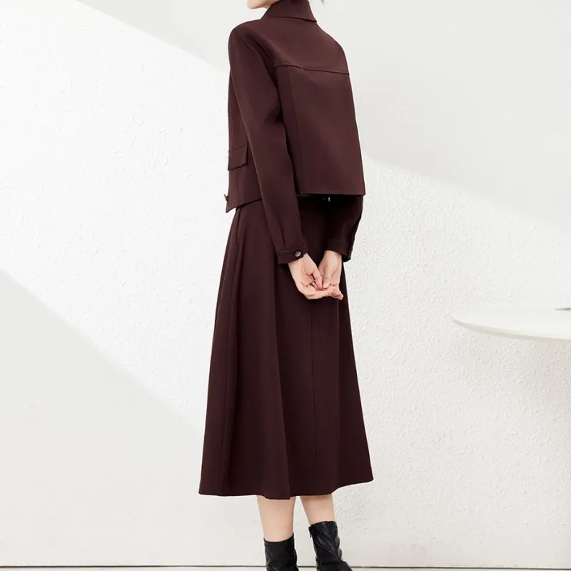 Fele.d Two Piece Skirt Sets Women's-2