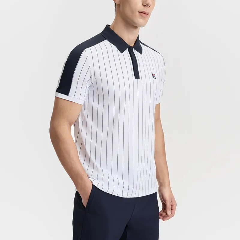 FILA SS25 Polo Shirt Men's White-5