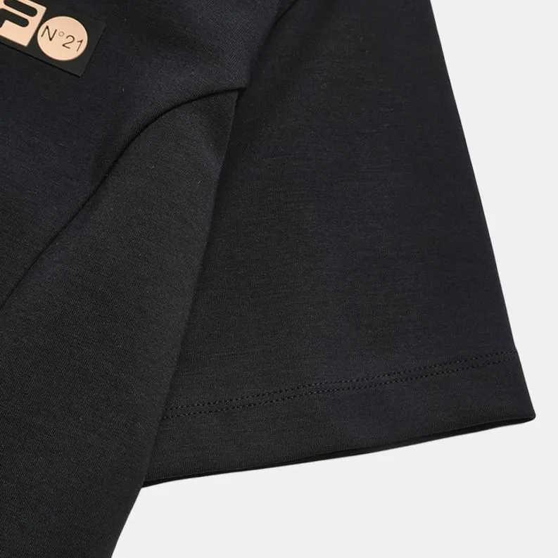 FILA FUSION x N°21 Short Sleeved Dresses Women's Pitch Black-4