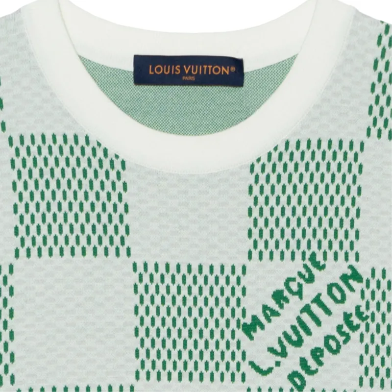 LOUIS VUITTON SS24 T-Shirt Men's Green - POIZON