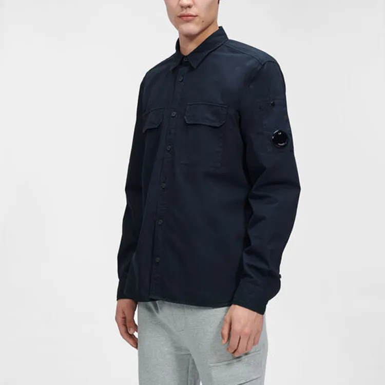 C.P.Company Shirts Men Marine Blue-4