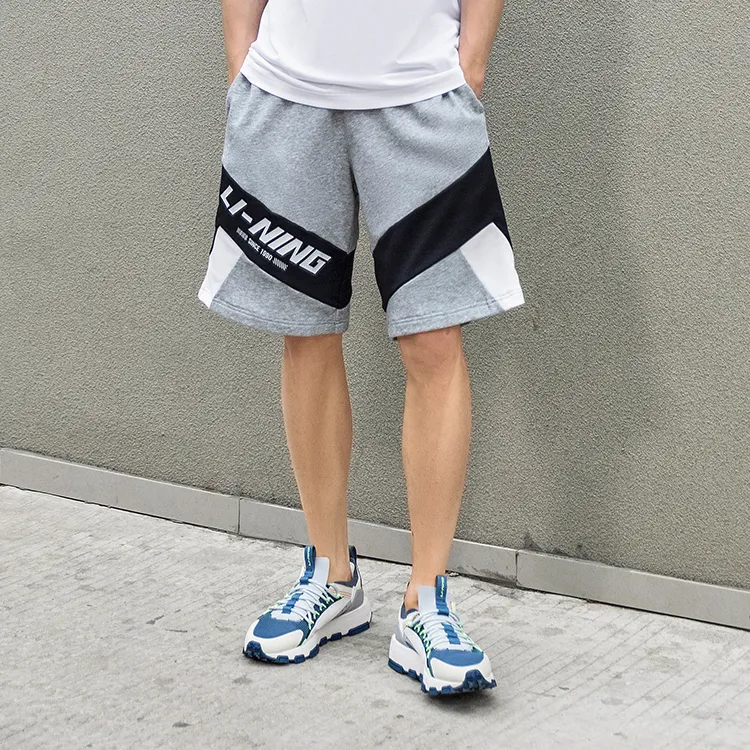 LINING Sports Fashion Collection Sports Shorts Men Gray-3