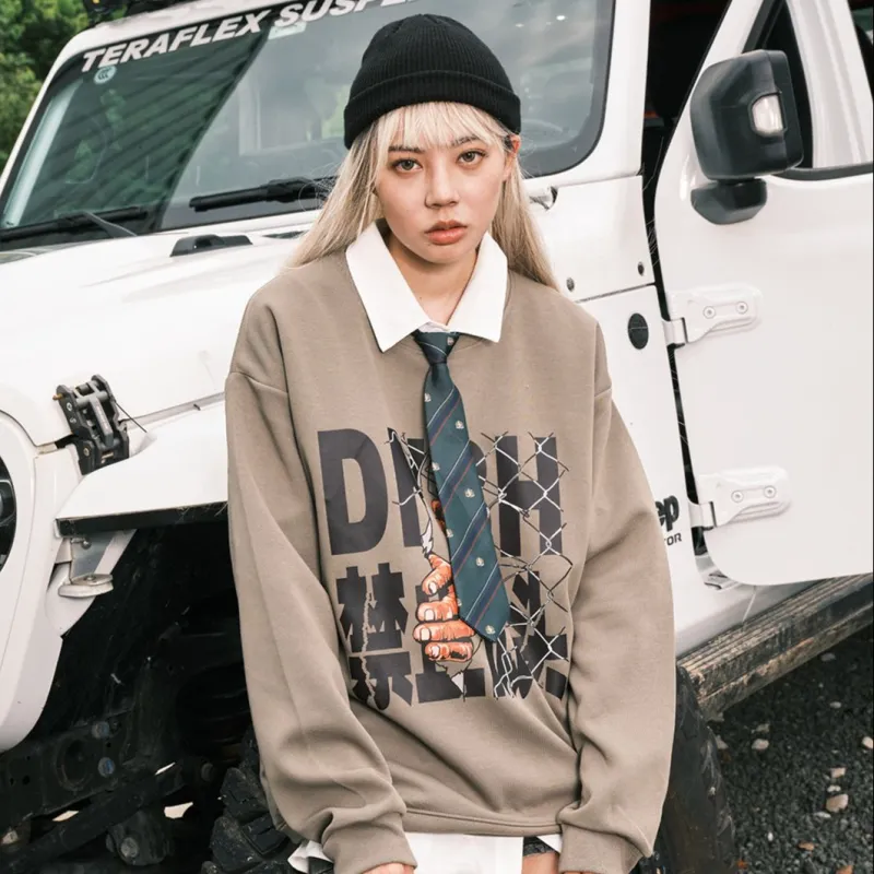 DNBH Crewneck Sweatshirt Unisex Multicolor Available-21