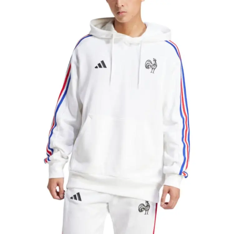 Adidas France Essentials 3 Stripes Hoodie-1